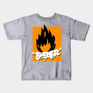 Graffiti inflammable Burner Tag Shirt Kids T-Shirt